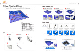 Trapezoidal Roof Mount System for Solar Panel